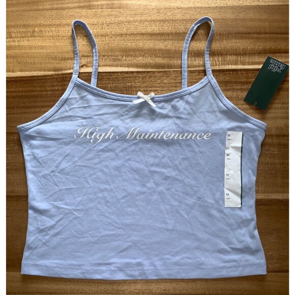 Wild Fable Womens Set Of 2 White & Blue Casual Camisole Tops Size Medium - Picture 6 of 11